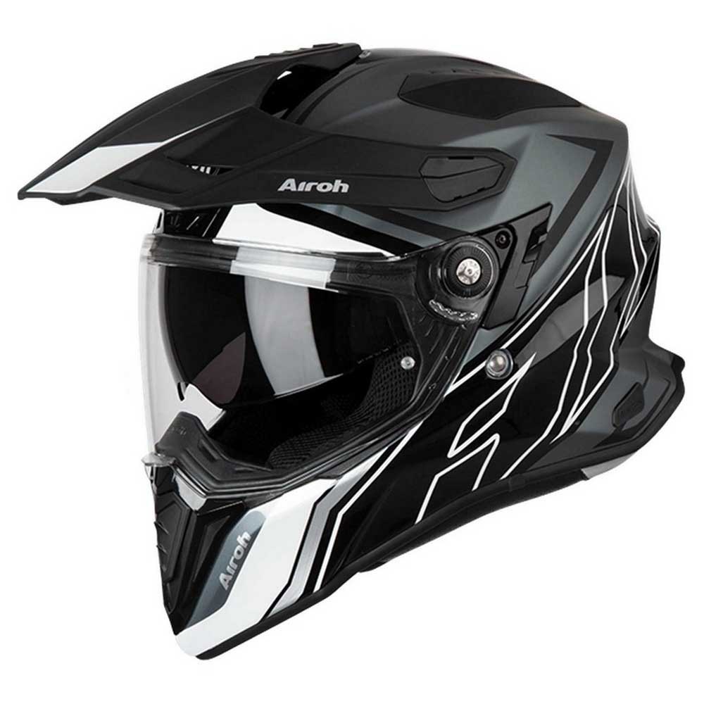 Casca pentru motociclete/scutere, Airoh, Commander Duo, HPC, Negru
