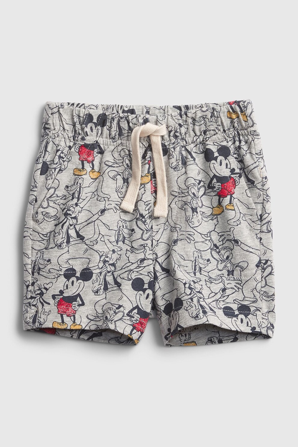 GAP, Pantaloni scurti cu imprimeu grafic, GRI/NEGRU/ROSU