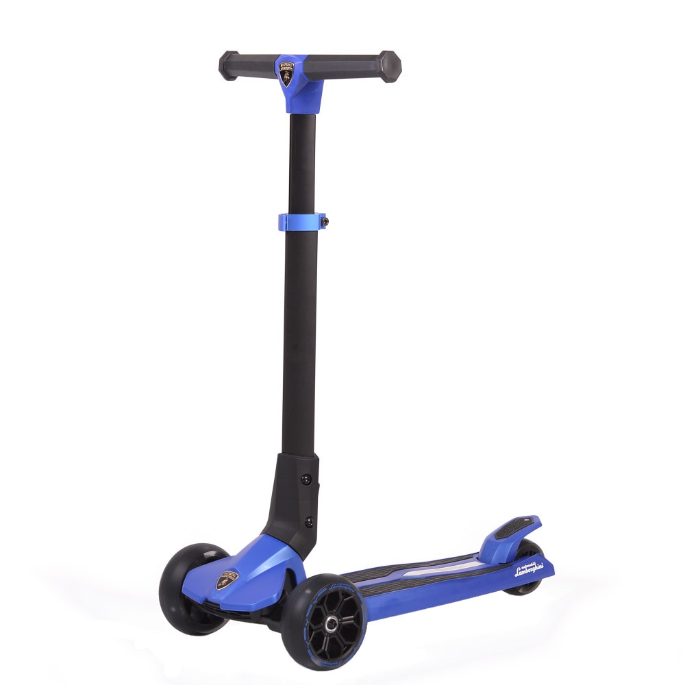 Trotineta pliabila cu lumini LED Lamborghini Blue