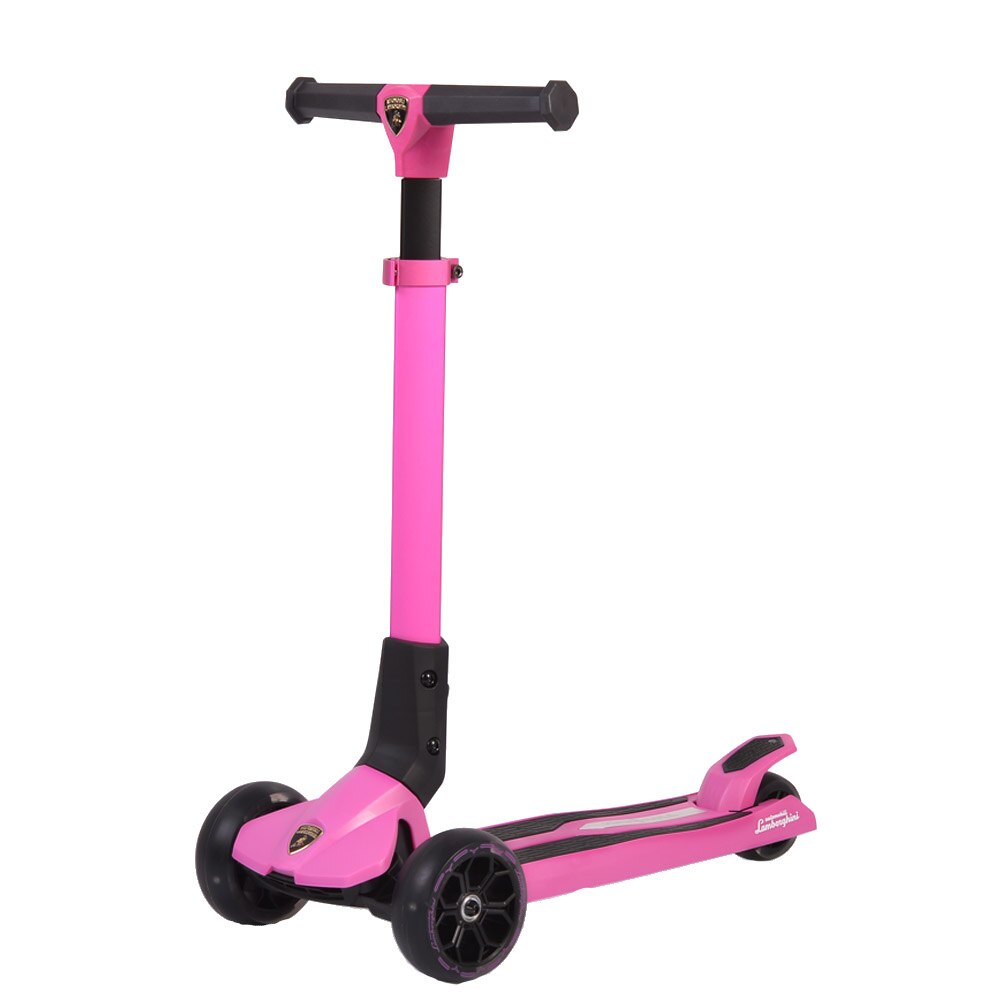 Trotineta pliabila cu lumini LED Lamborghini Pink