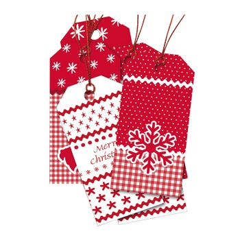 Set 6 buc etichete pentru cadouri de Craciun, rosii, 8x4 cm, HERMA, H15274 Set 6 buc etichete pentru cadouri de Craciun, rosii, 8x4 cm, HERMA, H15274