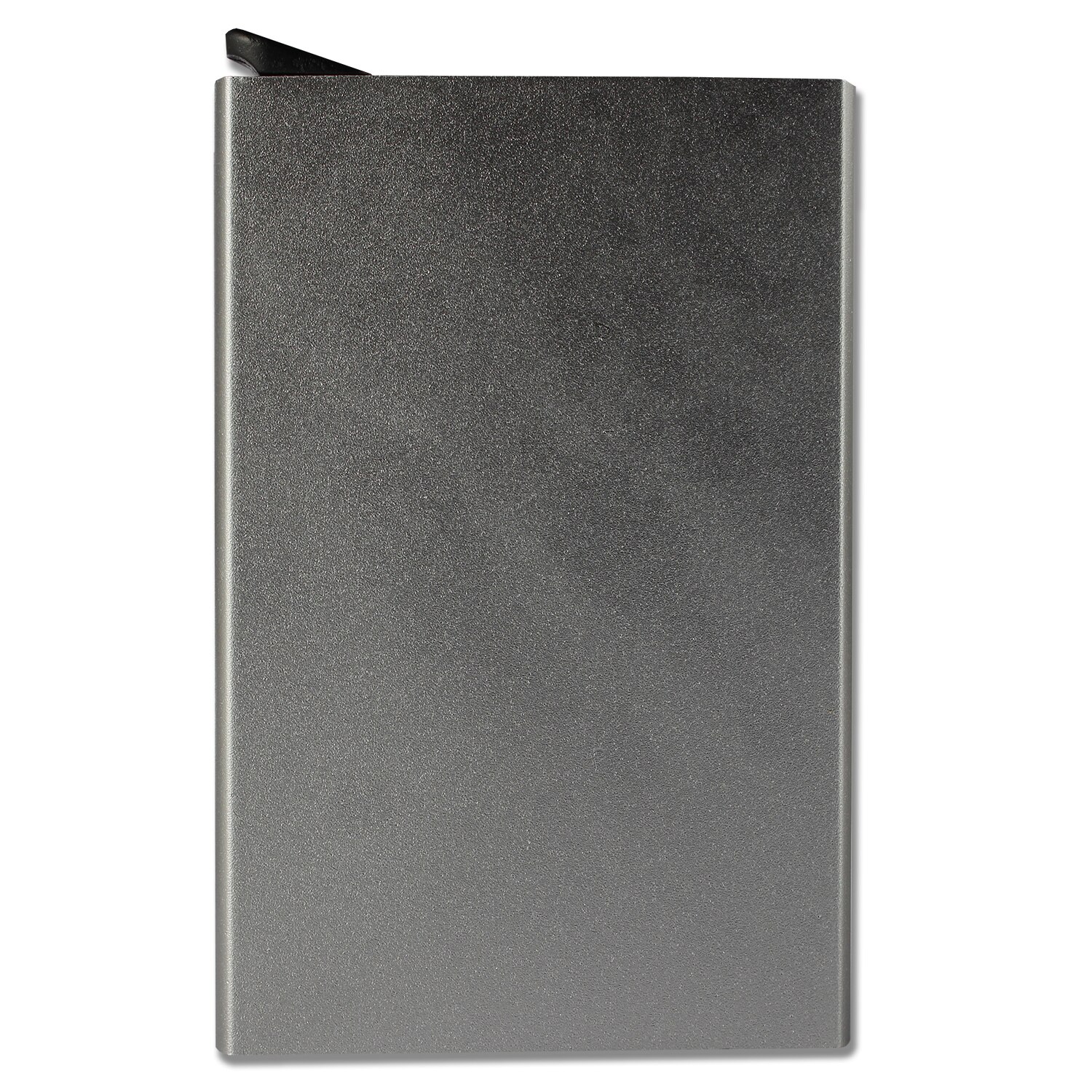 Portcard din aluminiu Lerods cu protectie RFID, capacitate 8 carduri, culoare gri