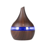 Aromaterápiás diffúzor Oil Therapy-01, párásító, 7 színű LED, 300 ml, USB kábel, sötét fa Selling Depot ®️