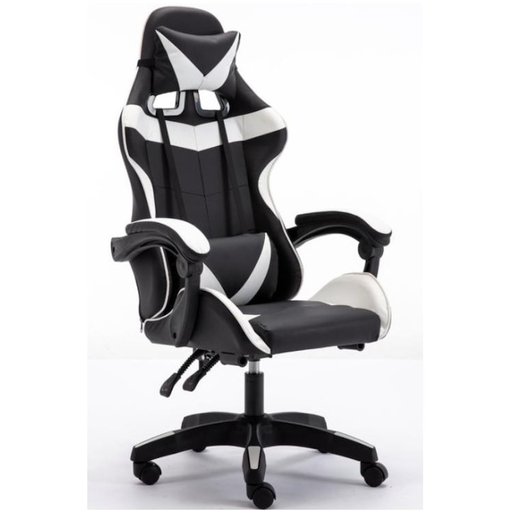 Vigor OC55 kényelmes főnöki gamer szék forgószék dönthető háttámla fehér