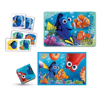 Set Educativ Clementoni Disney Edukit 4 in 1 Finding Dory Set Educativ Clementoni Disney Edukit 4 in 1 Finding Dory