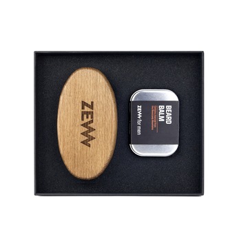 Set pentru ingrijirea barbii Stylish Bearded ZEW FOR MEN: perie profesionala pentru barba + balsam natural pentru barba Set pentru ingrijirea barbii Stylish Bearded ZEW FOR MEN: perie profesionala pentru barba + balsam natural pentru barba