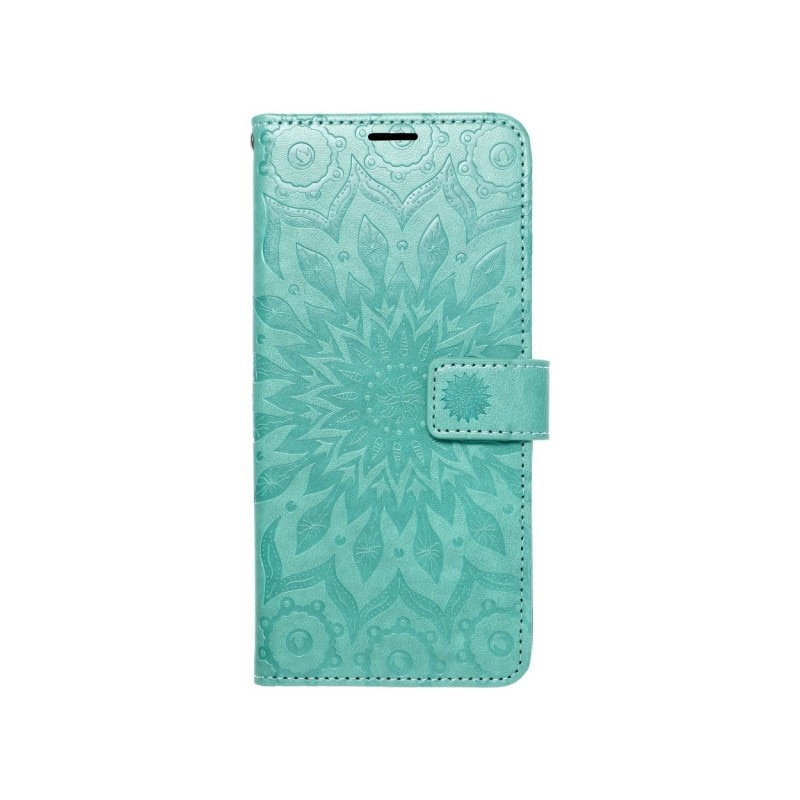 Husa Flip Cover Forcell Mezzo Compatibila Cu Samsung Galaxy A32, Model Mandala Verde