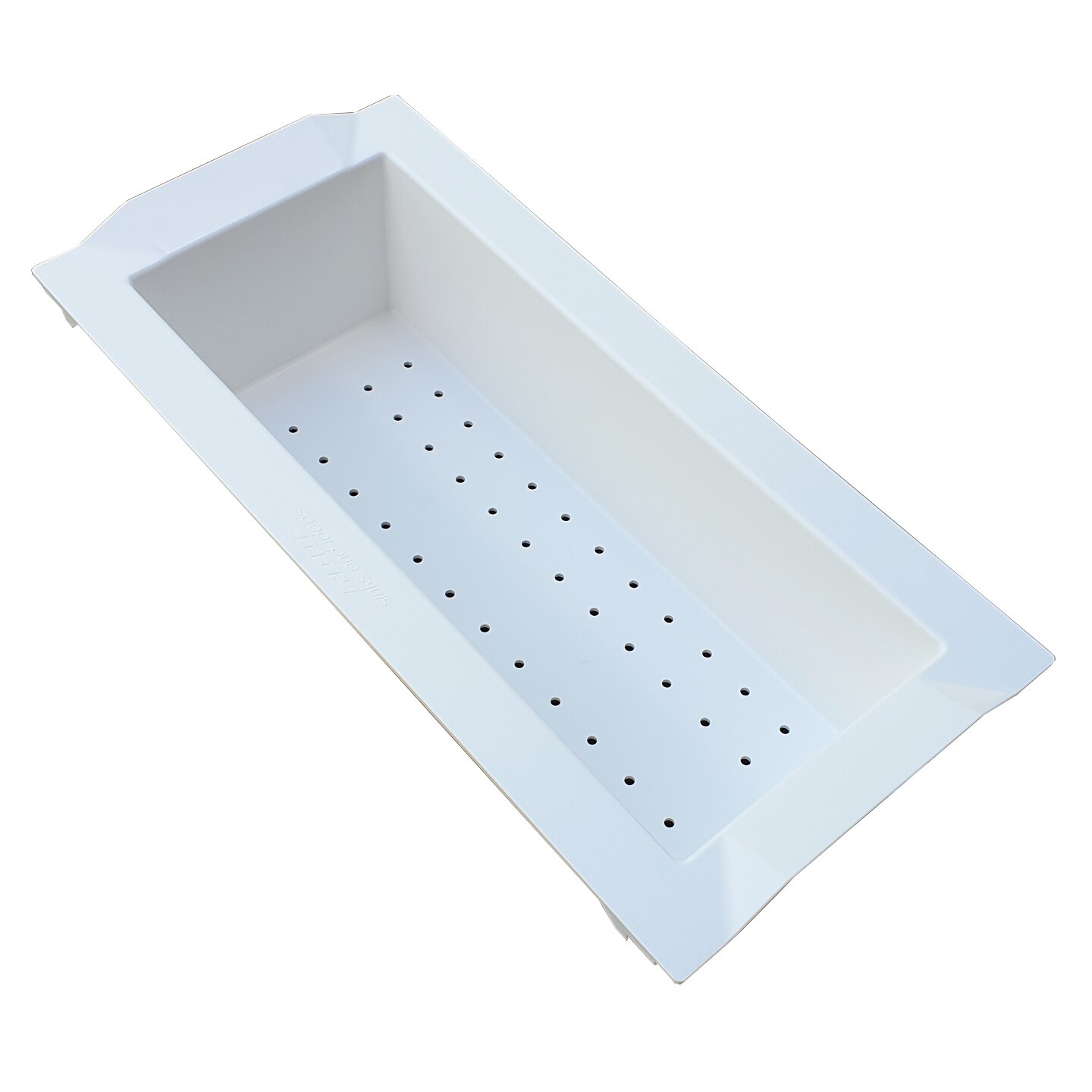 Tavita Alba scurgere vase/legume/fructe/paste pentru chiuvete din inox sau granit 416x200x100mm