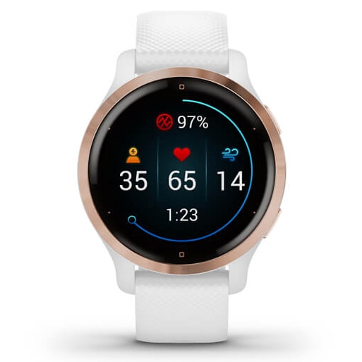 Smartwatch Garmin Venu 2S, Rose Gold/White - eMAG.ro