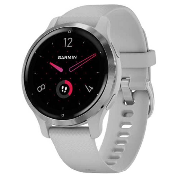 Часовник Smartwatch Garmin Venu 2S, Mist Grey/Silver