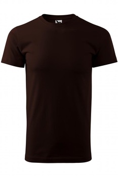 Tricou pentru barbati Basic, cafea, marime L Tricou pentru barbati Basic, cafea, marime L