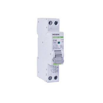 Siguranta automata diferentiala RCBO 1P+N 16A 30mA, curba B, tip A, Noark, Ex9NLE B16 Siguranta automata diferentiala RCBO 1P+N 16A 30mA, curba B, tip A, Noark, Ex9NLE B16