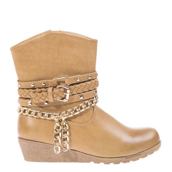 Ghete si cizme copii A1360-11(28-35), Khaki Ghete si cizme copii A1360-11(28-35), Khaki