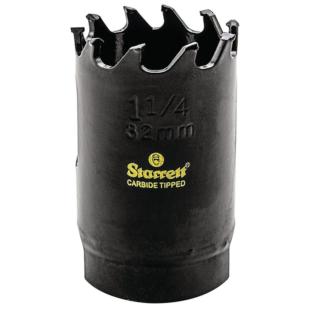 Carota Starrett, cu pastile carbura, pentru lemn cu cuie, diametrul 41mm, Carbide Tipped