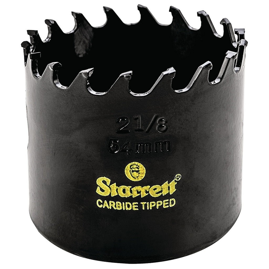 Carota Starrett, cu pastile carbura, pentru lemn cu cuie, diametrul 67mm, Carbide Tipped