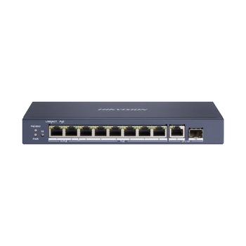 Switch Hikvision 8 x porturi Gigabit PoE ,fara management, 6 Gigabit PoE, 2 x Gibabit Hi-PoE Switch Hikvision 8 x porturi Gigabit PoE ,fara management, 6 Gigabit PoE, 2 x Gibabit Hi-PoE