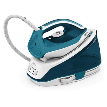 Statie de calcat TEFAL Express Essential SV6115E0, 2200W, 280g/min, 1.4l, Talpa Ceramica, Albastru-Alb Statie de calcat TEFAL Express Essential SV6115E0, 2200W, 280g/min, 1.4l, Talpa Ceramica, Albastru-Alb