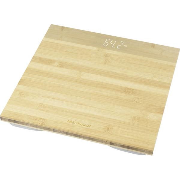 Cantar corporal Medisana PS440 40544, senzori DMS, functie de oprire automata, Bambus