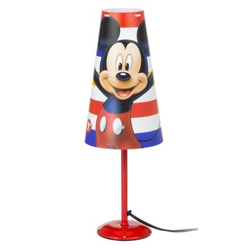 Veioza Mickey Mouse cu picior 38 cm Rosu Veioza Mickey Mouse cu picior 38 cm Rosu