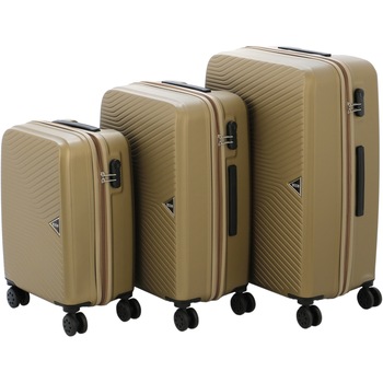 Set 3 trolere PRISM, ABS, marime S+M+L, culoare bronze Set 3 trolere PRISM, ABS, marime S+M+L, culoare bronze