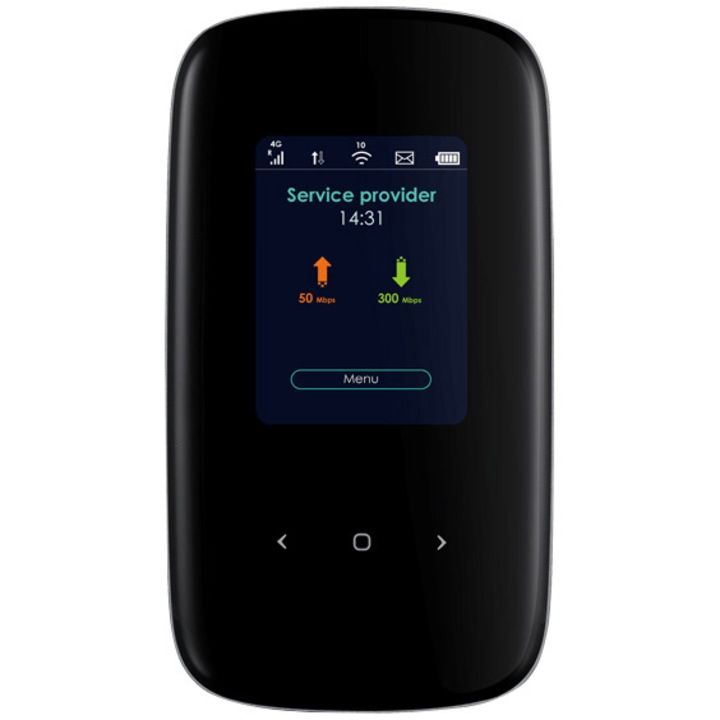 Router wireless Portable ZyXEL LTE2566-M634-EUZNV1F, 4G LTE-A Mobile WiFi