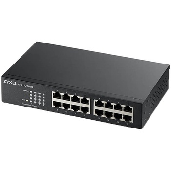 Switch ZyXEL GS1100-16-EU0103F, 16-Port Gigabit Switch ZyXEL GS1100-16-EU0103F, 16-Port Gigabit