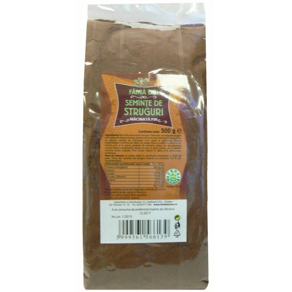 Faina din Seminte de Struguri HERBALSANA 500 grame