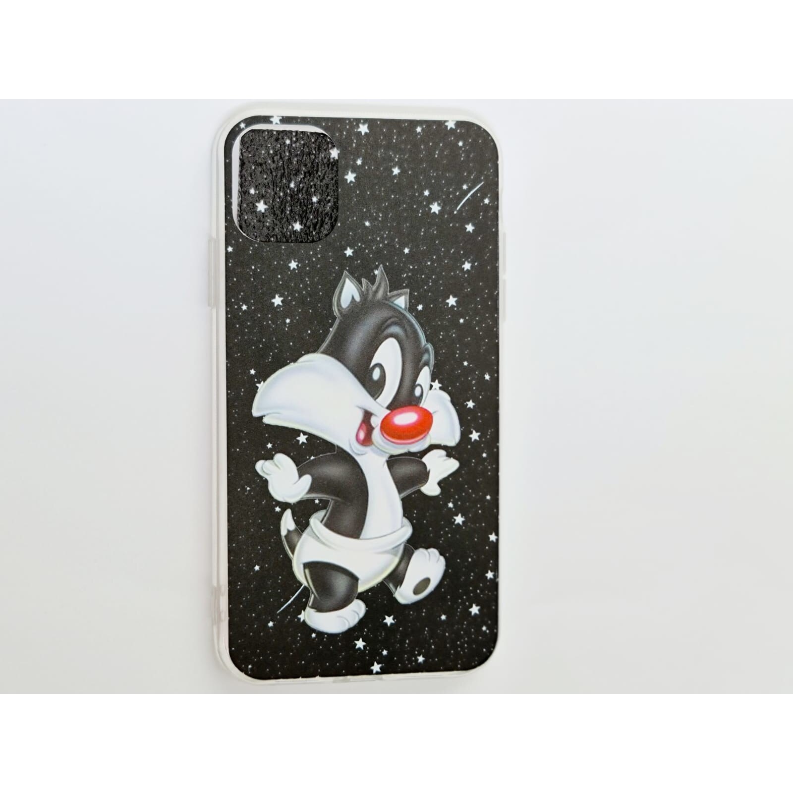 Husa Iphone 11Negru/Alb