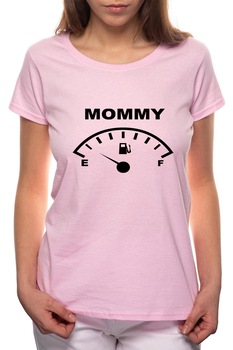 Tricou dama, Mommy, 100% Bumbac, P115, Roz Tricou dama, Mommy, 100% Bumbac, P115, Roz