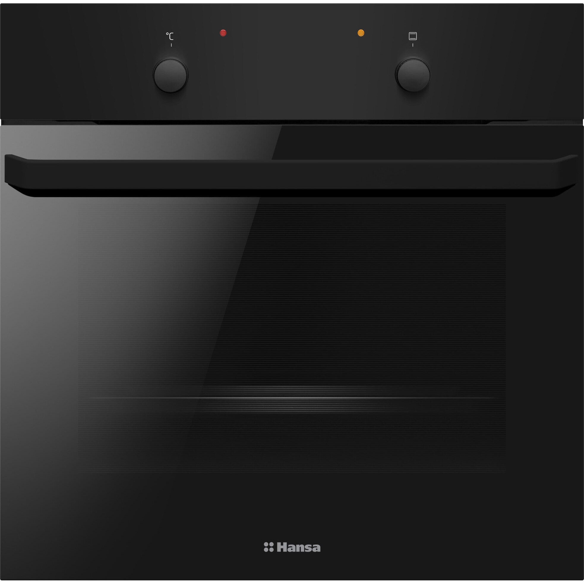 Cuptor incorporabil Hansa BOES680177, 62 l, 8 Functii, Grill, Clasa A, Negru