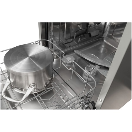 Masina de spalat vase incorporabila Hansa ZIM446H, 10 seturi, 6 programe, Clasa E, HalfLoad, Pornire programabila, 45 cm