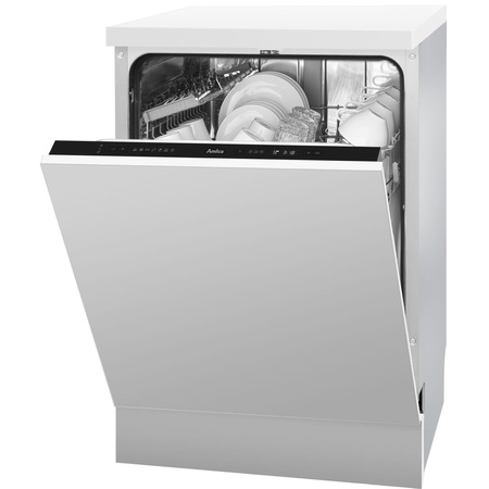 Masina de spalat vase incorporabila Hansa ZIM627H, 14 seturi, 7 programe, Clasa E, 60 cm, Alb