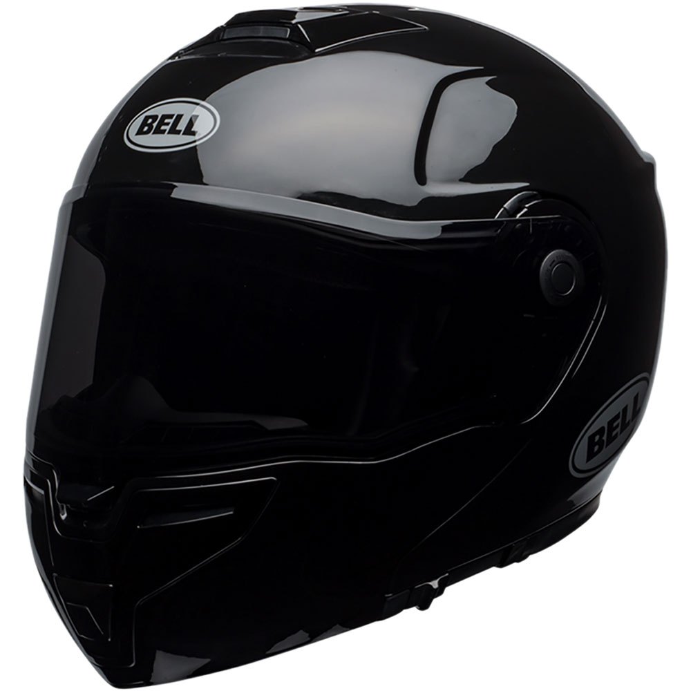 Casca moto Bell Srt, Fibra de sticla, Viziera Panovision, Negru