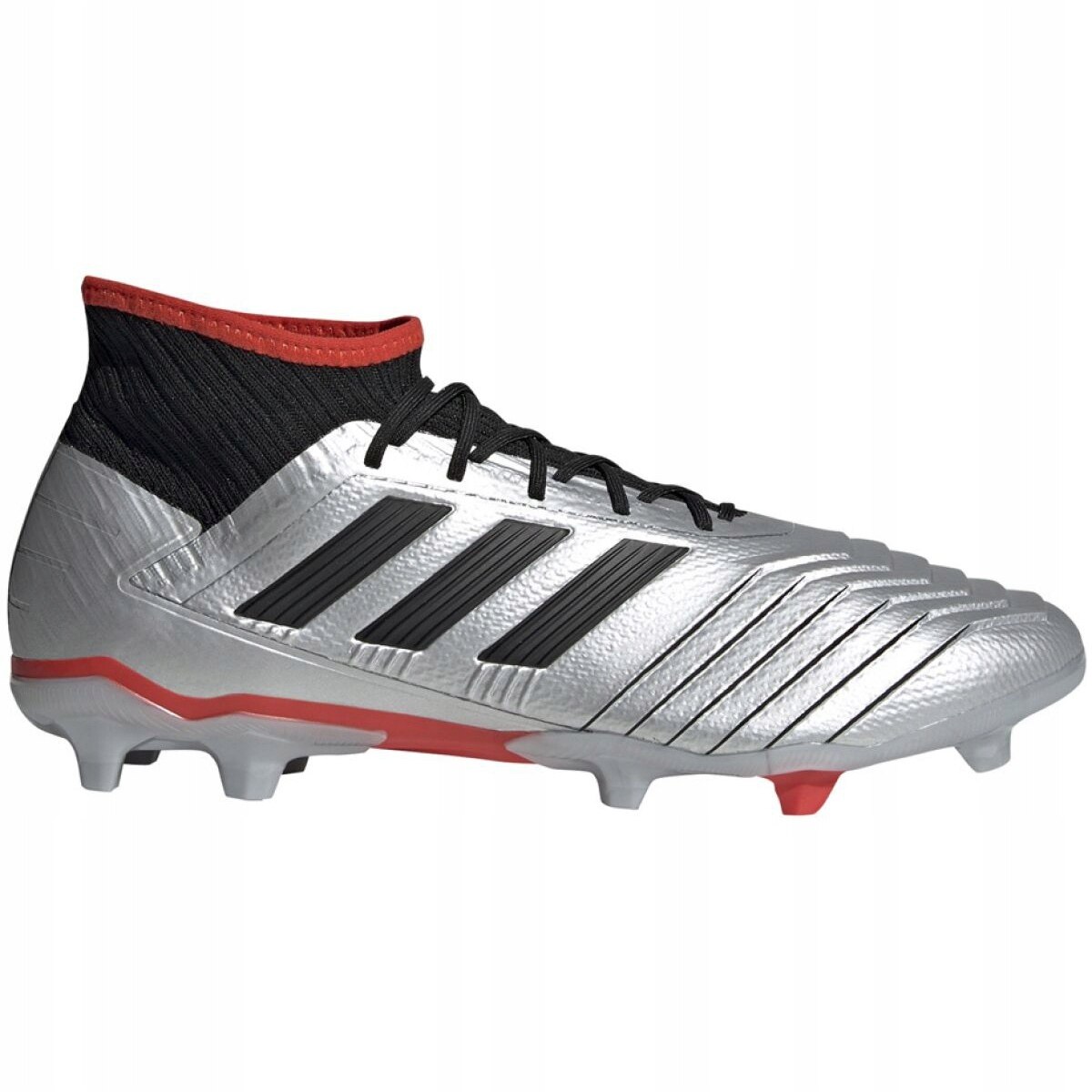 Pantofi de fotbal, Adidas, BM61310, Negru argintiu, EU 41 1/3
