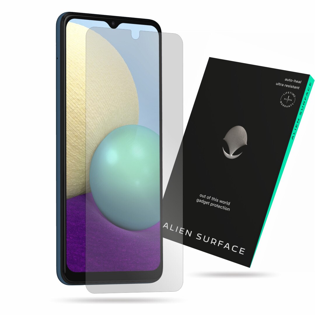 Folie Alien Surface, compatibila cu Samsung Galaxy A02 (2021), protectie ecran