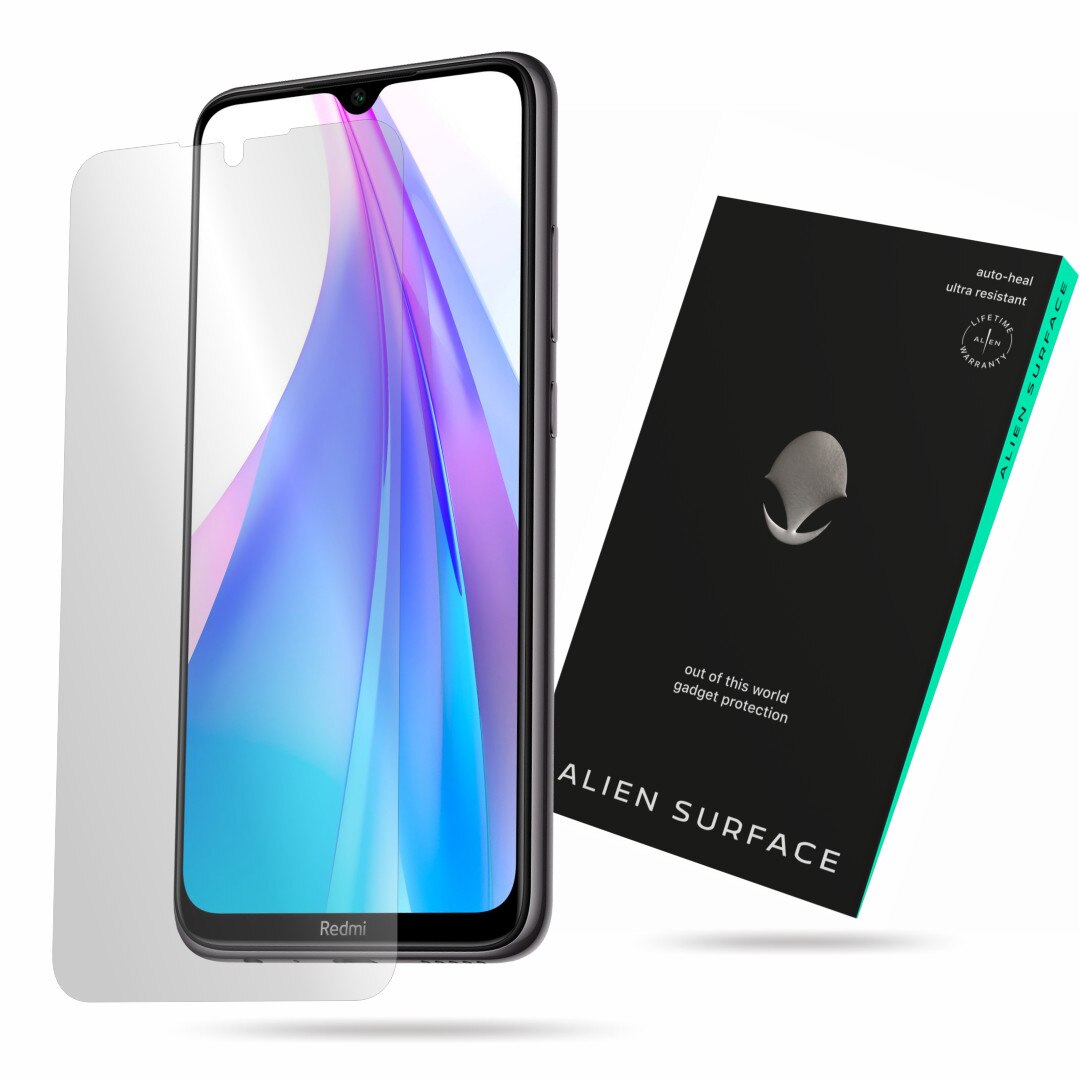 Folie Alien Surface, compatibila cu Xiaomi Redmi Note 8T, protectie ecran