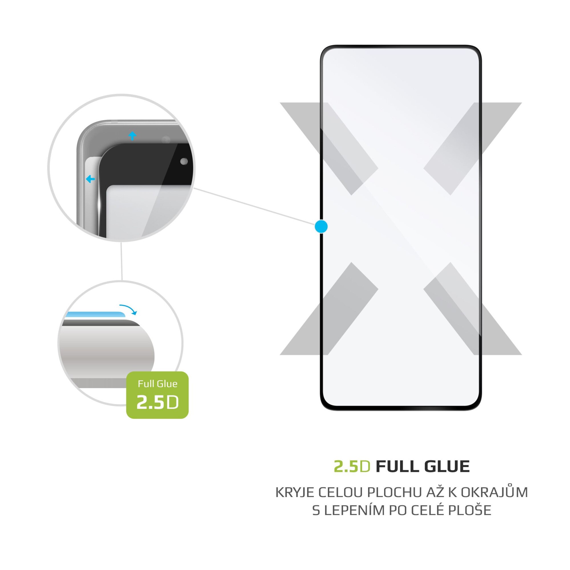 Folie de protectie Full-Cover pentru Xiaomi Redmi Note 10 Pro, Fixed, Sticla securizata, Negru