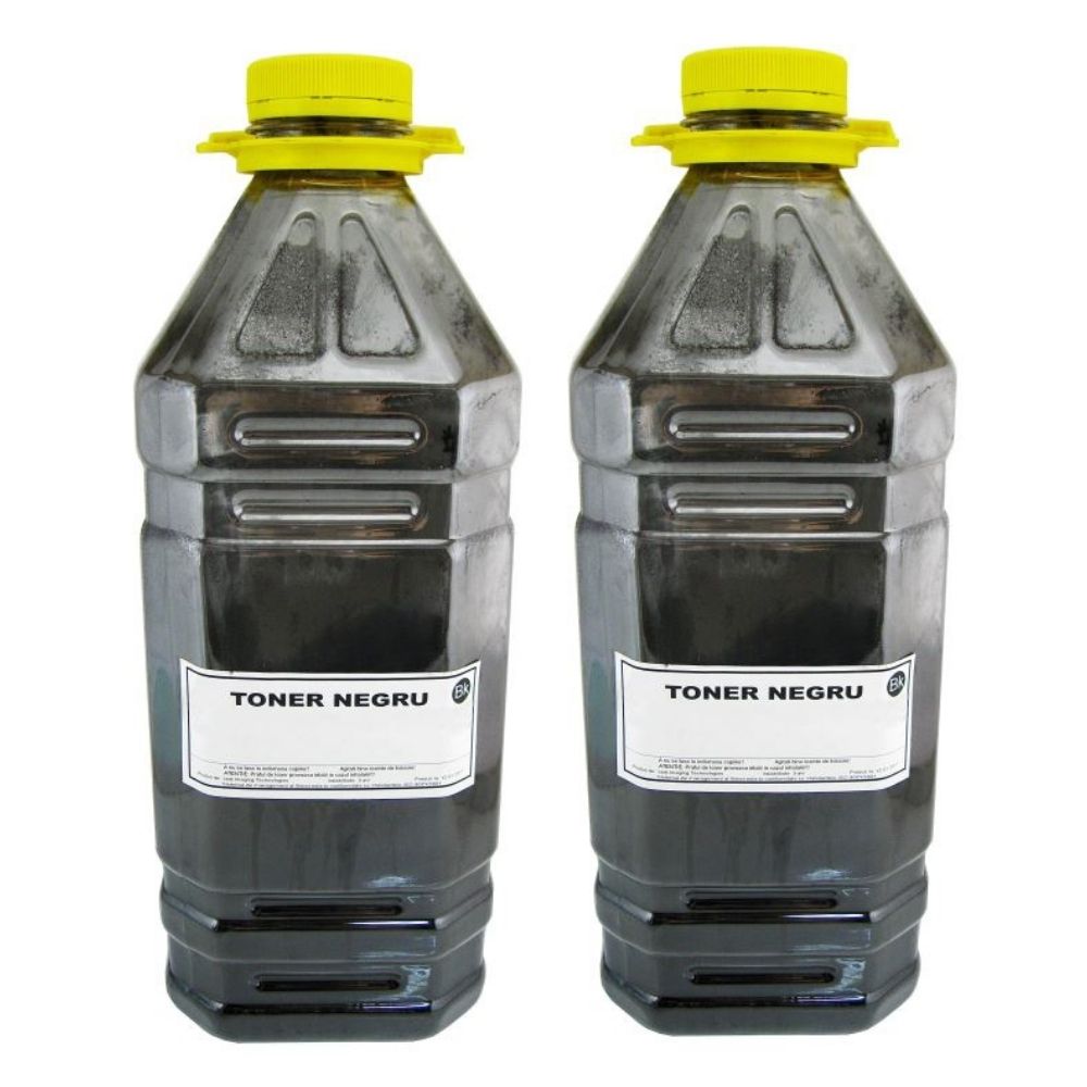 Pachet JADI Compatibil Xerox 2x 106R03621 Bidon Refill Negru 2000g
