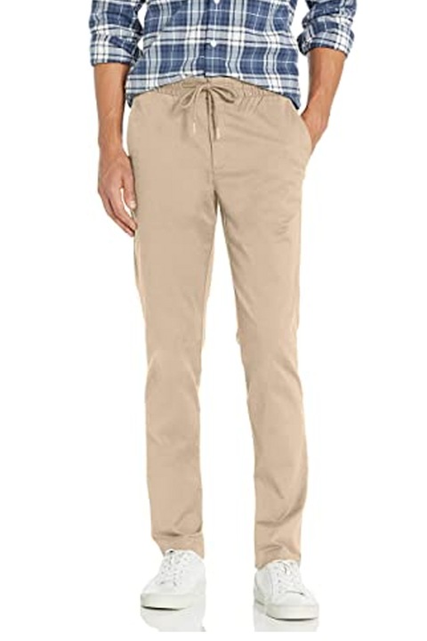 Pantaloni Goodthreads barbati, Find, Bumbac, Slim-fit, Bej/Kaki, Bej/Kaki