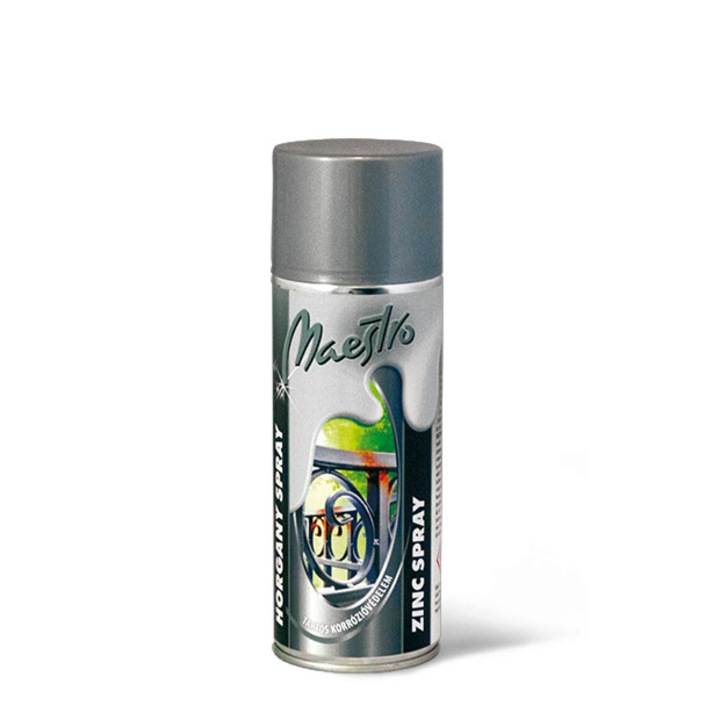 Spray festék Maestro cink - horganyzott - 400 ml