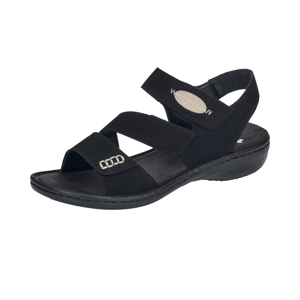 Sandale dama Rieker Gertie, Negru