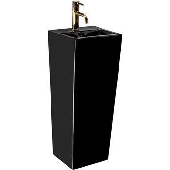 Lavoar de sine statator Kamila Black, Negru Lavoar de sine statator Kamila Black, Negru