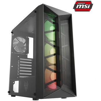 System Desktop PC Gaming Serioux Powered by MSI with processor AMD Ryzen™ 5 3600 up to 4.20GHz, 16GB DDR4, 1TB SSD, Radeon™ RX 6700 XT 12GB GDDR6, No OS System Desktop PC Gaming Serioux Powered by MSI with processor AMD Ryzen™ 5 3600 up to 4.20GHz, 16GB DDR4, 1TB SSD, Radeon™ RX 6700 XT 12GB GDDR6, No OS