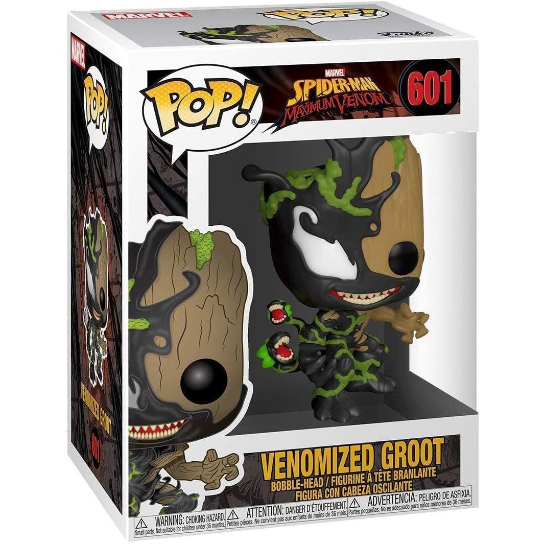 Figurina - Marvel Maximum Venom - Venomized Groot , Negru, 9.5 cm