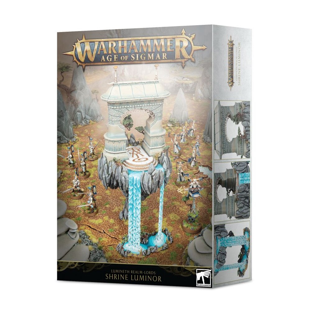 Pachet Miniatura Teren, Warhammer Age of Sigmar, Games Workshop, Luminenth Realm Lords, Shrine Luminator, 1 miniatura