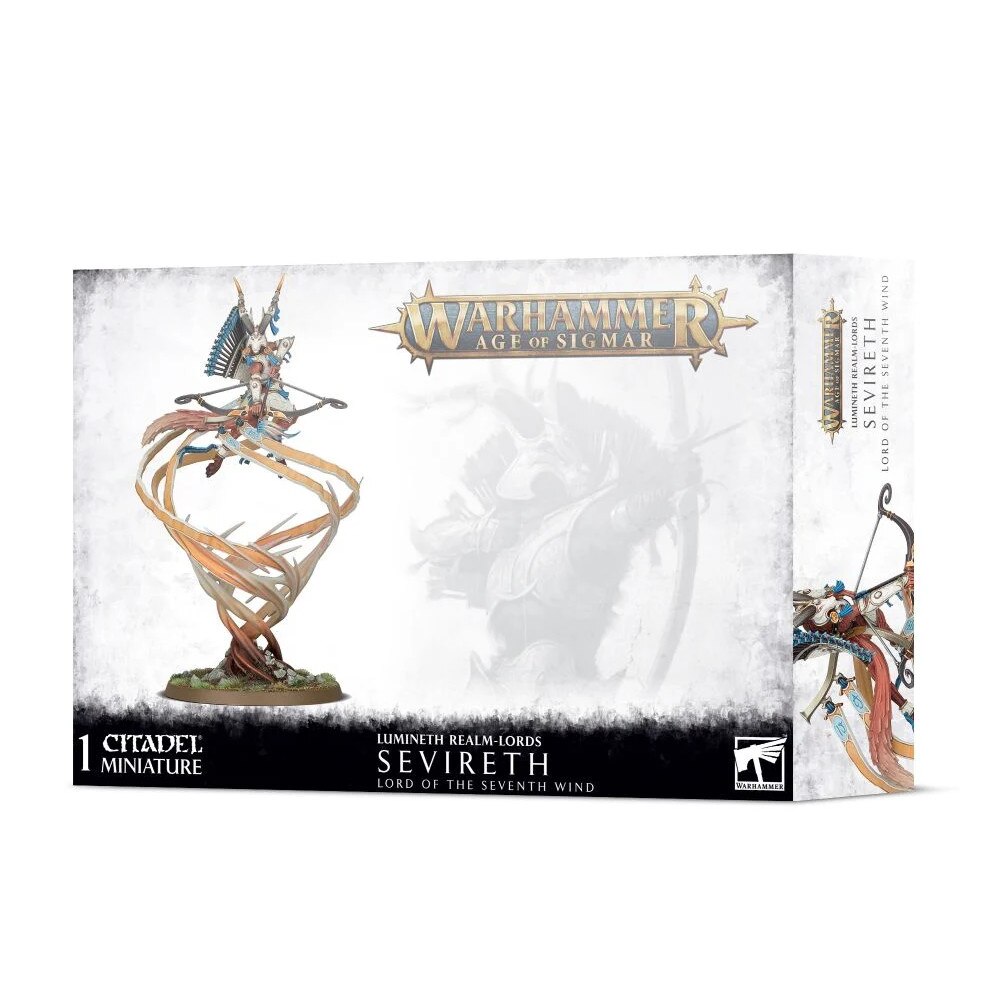 Pachet Miniatura, Warhammer Age of Sigmar, Games Workshop, Luminent Realm Lords, Sevireth Lord of the Seventh Wind, 1 miniatura