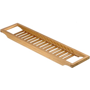 Suport cada baie, Bambus, Maro, 64 x 15 cm Suport cada baie, Bambus, Maro, 64 x 15 cm