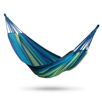 Hamac Malaga, pentru doua persoane, Gradina sau Curte, 200 x 160 cm, Albastru si Verde Hamac Malaga, pentru doua persoane, Gradina sau Curte, 200 x 160 cm, Albastru si Verde