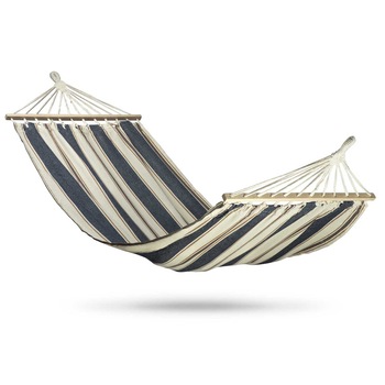 Hamac Bahama, pentru o persoana, Gradina sau Curte, 200 x 100 cm, Alb si Albastru Hamac Bahama, pentru o persoana, Gradina sau Curte, 200 x 100 cm, Alb si Albastru