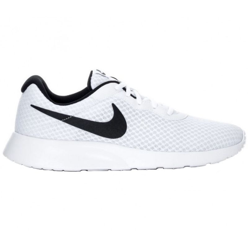 Pantofi sport Nike Tanjun din material textil, Alb/Negru, 39
